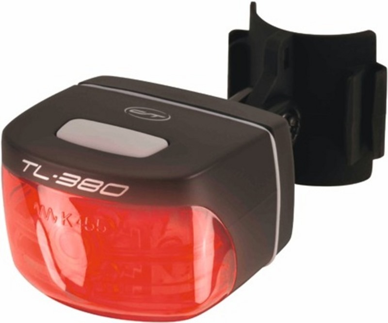 CONTEC Tl-328 E+ Fanale Posteriore A LED Per E-Bike, 6-48V, Impermeabile, Distanza Viti 50/80 Mm
