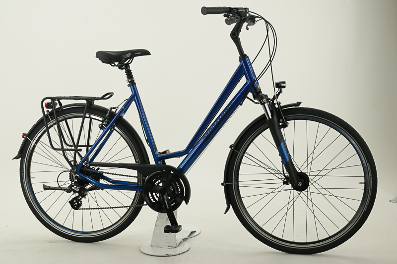 Bergamont Horizon 3 Amsterdam Trapez Damenrad 24-Gang Kettenschaltung blau Rahmenhöhe: 52 cm