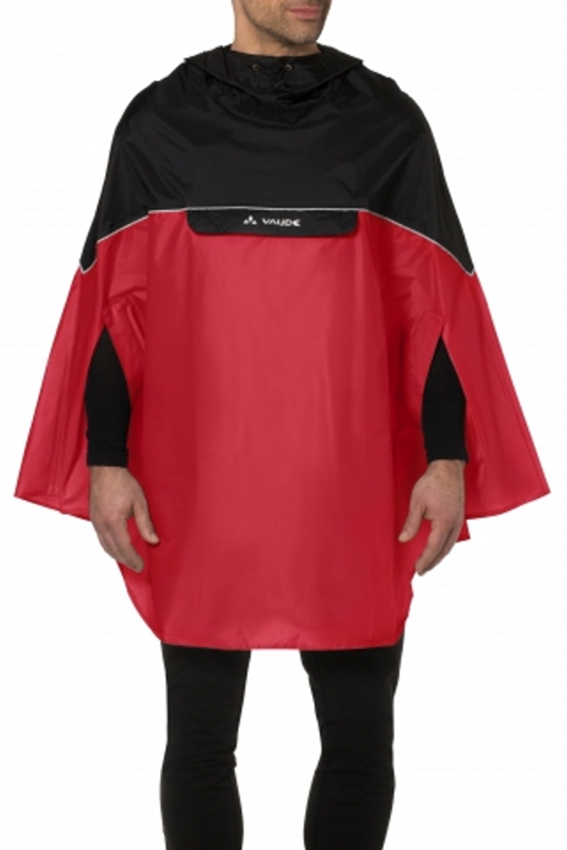 Poncho De Pluie Vaude Covero II - Homme - Vision Latérale - Certification Bluesign