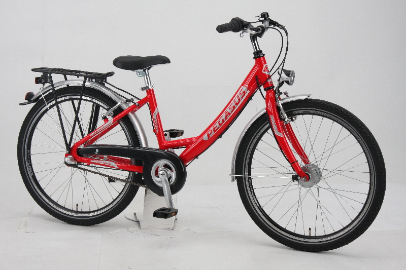 Pegasus Safety Alu 24 Zoll Mädchenfahrrad 3 Gang Nabenschaltung
