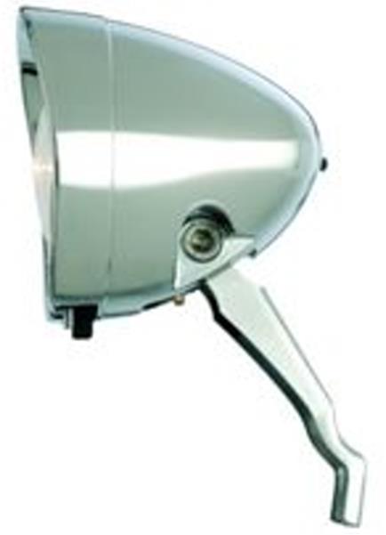 Phare Avant Vélo Busch & Müller Lumotec Classic N - Look Rétro, 25 Lux, LED, Acier Inox, Neuf
