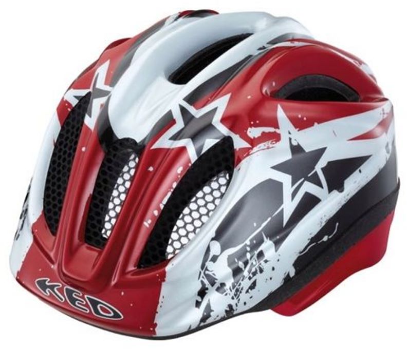 KED Meggy Kinderhelm Red Stars Größe: Größe: XS (800159)
