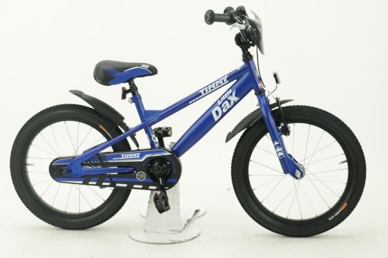Little Dax Timmy 18 Zoll Kinderrad mit Rücktrittbremse und Crosslenkerschild blau Rahmenhöhe: 27 cm