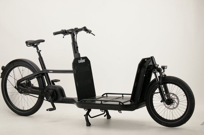 Carqon Flatbed FE2 500 Lastenrad/Cargo-E-Bike mit stufenloser Enviolo Freilaufnabe, 85Nm, Gates 13,4 Ah stufenlose Enviolo schwarz Carqon Rahmenhöhe: Unifit