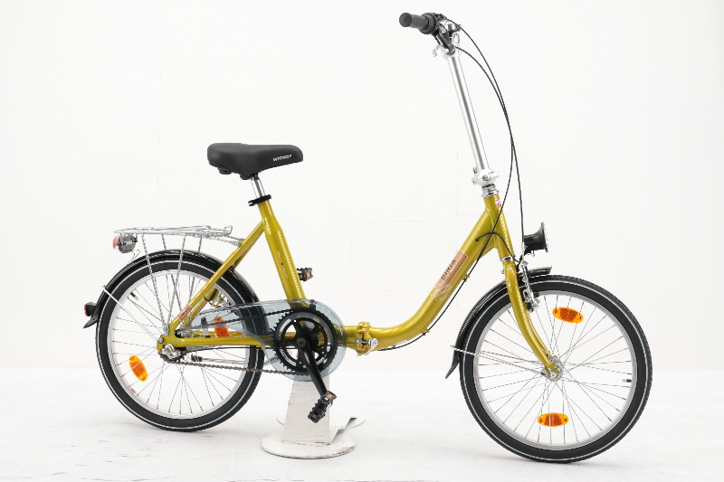 Produktbild von 20 Zoll Faltrad Klapprad, 7 Gang Alu-Rahmen Fahrrad Klappfahrrad Mit Schutzbleche Und Komfortsattel Für Herren, Damen, Mädchen, Jungen Geeignet,Black