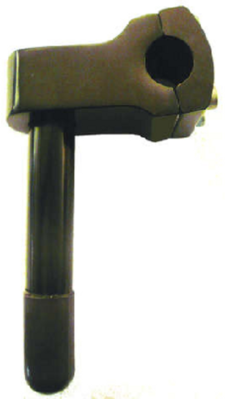 Alu BMX Vorbau 50mm - 1 1/8 Zoll Für 22,2mm Lenker (0 Grad, Silber, 290g)