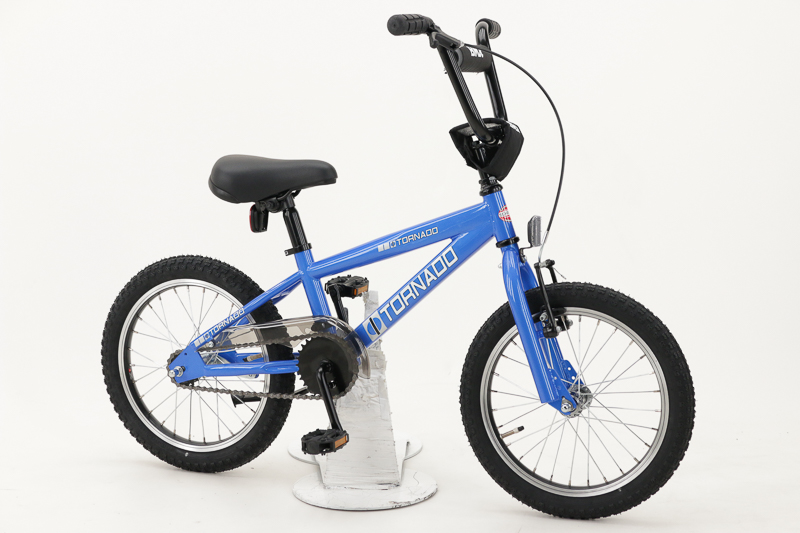 Tornado 16 Zoll Kinder BMX-Rad 1-Gang mit Rücktrittbremse blau Rahmenhöhe: 21 cm