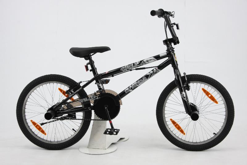 LA Bicycle Skull BMX schwarz Rahmenhöhe 28 cm (148539)