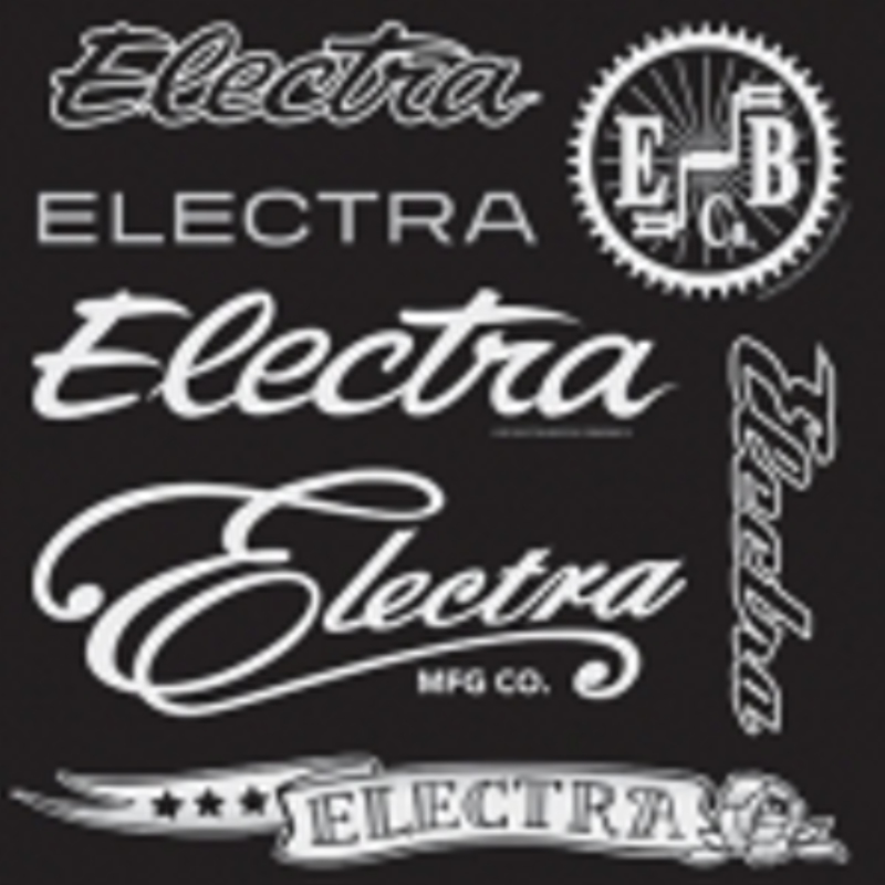 Electra EBC Logo Aufkleberset sw/we