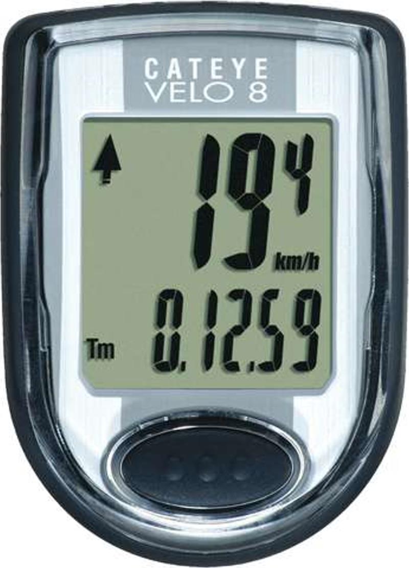 CATEYE Fahrradcomputer Velo 5 - Bis 300 Km/h, 5 Funktionen