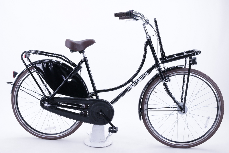 Amsterdam Nostalgie Damenrad 3-Gang Nabenschaltung mit Rücktrittbremse schwarz Rahmenhöhe: 55 cm
