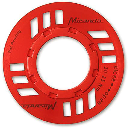 Miranda Kettenschutz mit O-Ring, rot
