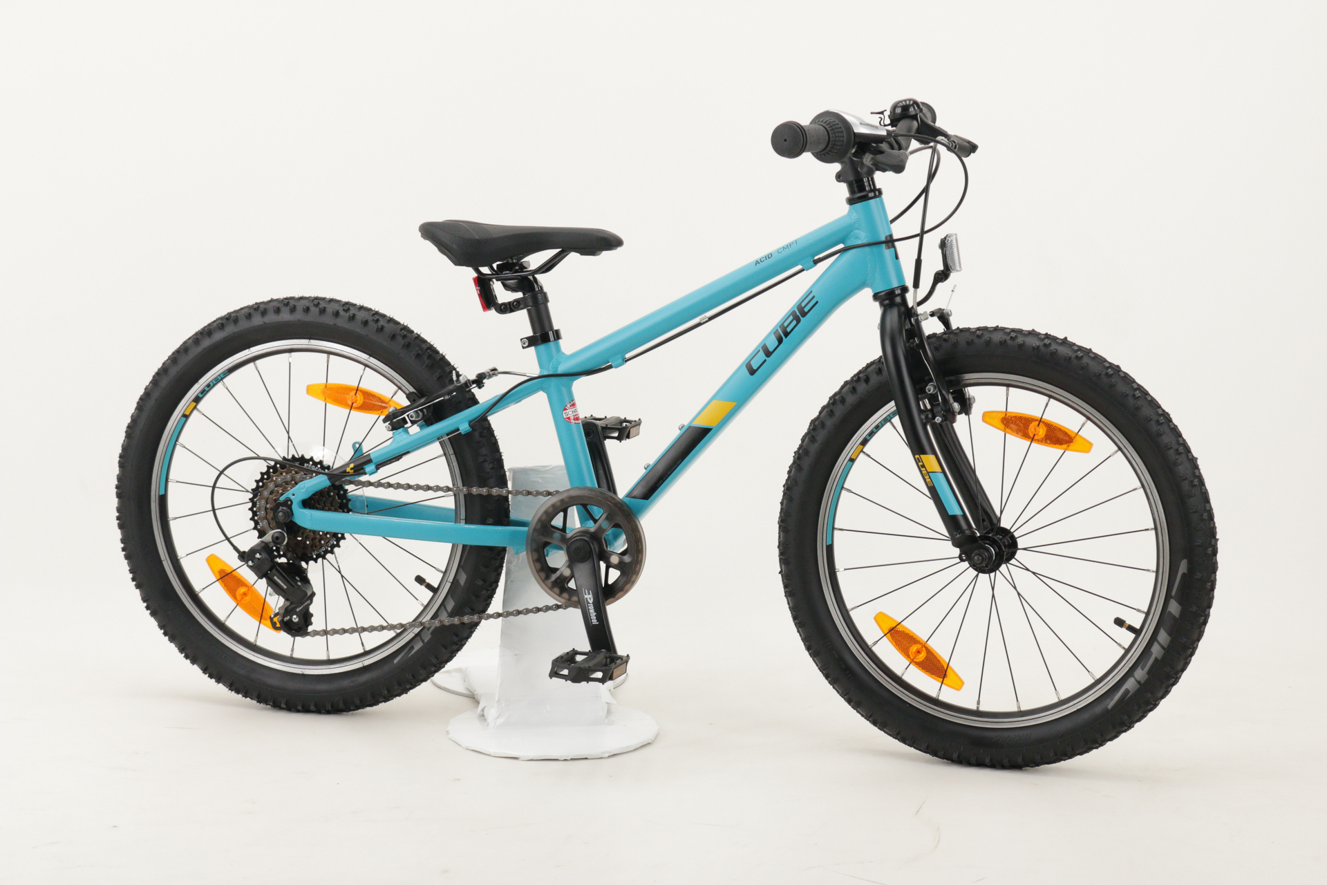 Zonix Kinder-Mountainbike 22 Zoll - Shimano 7-Gang, Scheibenbremsen, Orange  - MTB Fr 6-9 Jahre