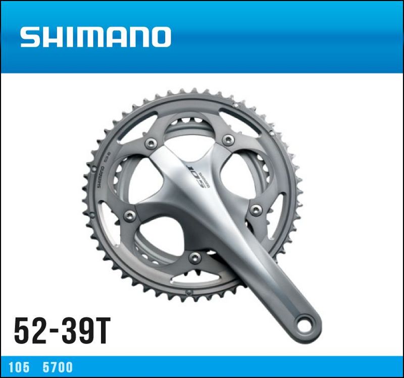 Shimano KRG FC-5700/ 105 / 2x10/ silbe (210752)