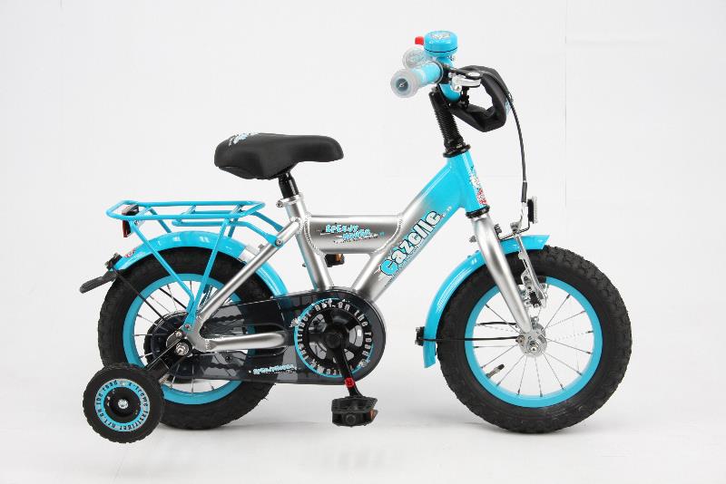 TESUGN 12 Zoll Kinderfahrrad Für 3-6 Jahre - Höhenverstellbar Mit Stützrädern