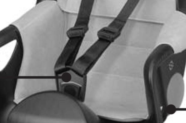 Römer Jockey Comfort Halterung E Bike Römer Sitzbezug Jockey Comfort grau (207139)