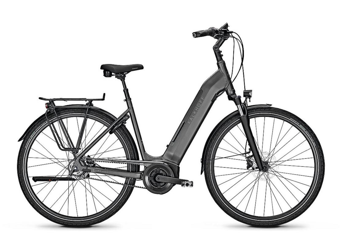 Kalkhoff Imgage 3.B Excite 28 Zoll Damen E-Bike 5-Gang Bremsnabe 500Wh 13.4 Ah Akku grau Bosch Rahmenhöhe: 50 cm