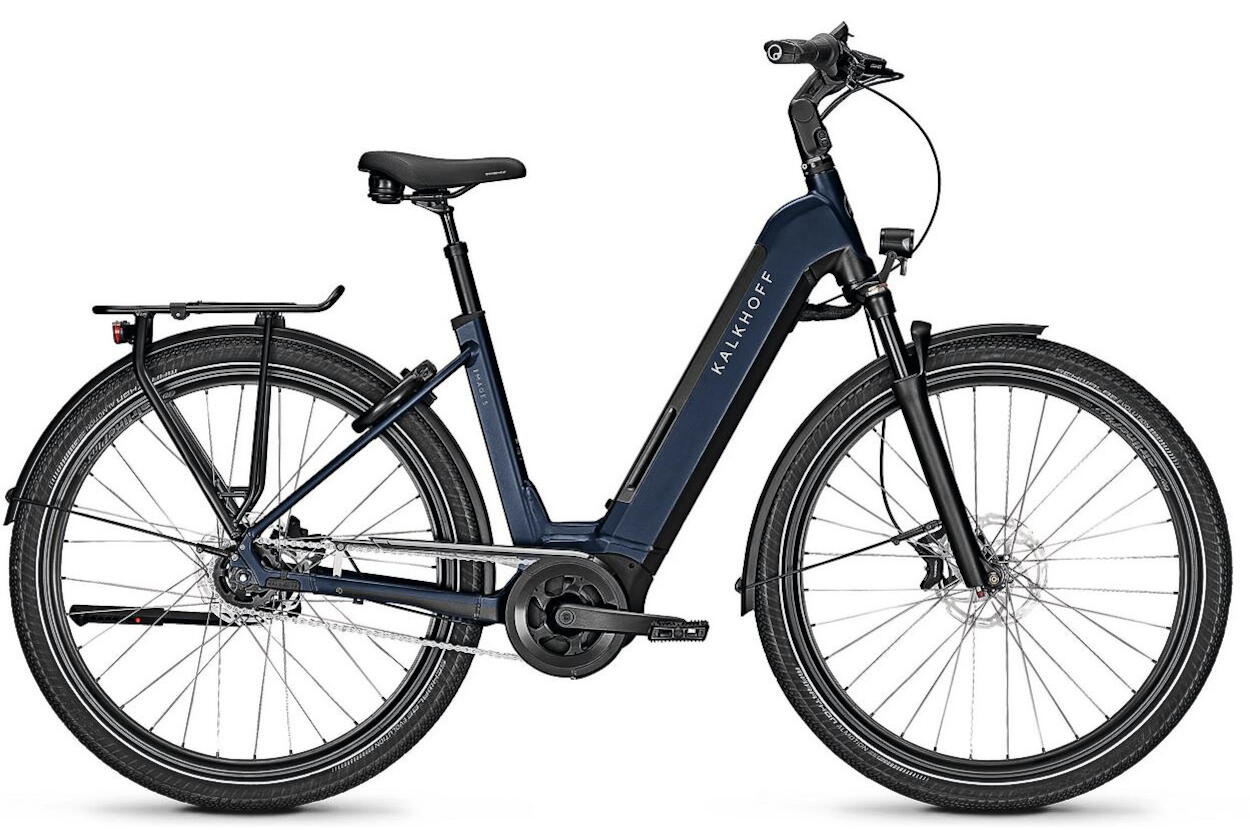 Kalkhoff Image 5.B Move+ 29" City-/Trekking E-Bike 5Gang Rücktrittbremse 625Wh 65Nm 170kg 5 Gang Nabenschaltung mit Rücktritt blau Bosch Rahmenhöhe: 48 cm