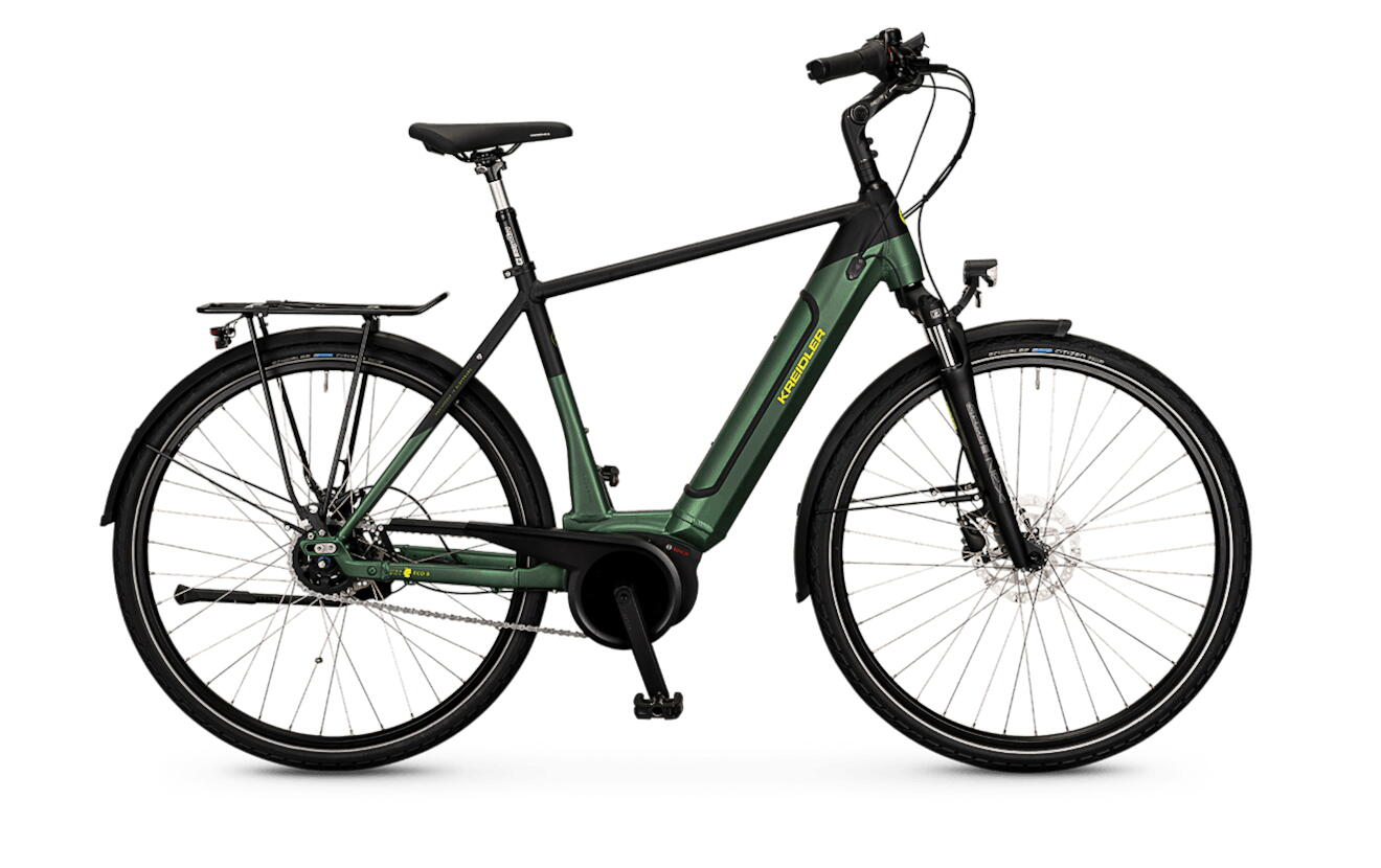 Kreidler Vitality ECO 8 FL PL-500 28 Zoll E-Bike 5-Gang Freilaufnabe 500Wh Akku grün Bosch Rahmenhöhe: 60 cm