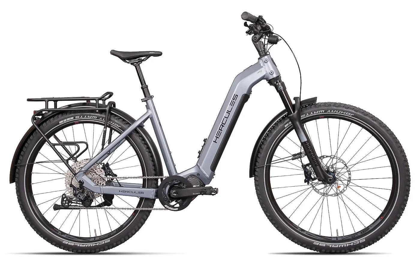 Hercules NOS SUV 2.1 27,5 Zoll SUV-E-Bike 12-Gang Kettenschaltung 630Wh Akku blau Rahmenhöhe: 48 cm