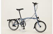 Brompton 16 Zoll Faltrad 6-Gang Naben-/Kettenschaltung blau Rahmenhöhe: 24 cm