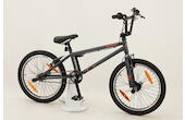 S'cool XtriX 20-1 S 20" Kinder BMX Rad mit Freilaufnabe, Rotor und Axel Pegs 20 Zoll jugendfahrrad Ohne Schaltung grau Rahmenhöhe: 25 cm