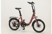 COAST Jifo Light 7S 20 Zoll Falt-E-Bike 7-Gang Kettenschaltung 375Wh 10,5Ah Akku rosa Huttlin Rahmenhöhe: 40 cm