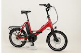 Hercules Rob Fold F8 20" Compakt E-Bike 8-Gang Shimano Freilaufnabe 50Nm 500Wh 13,4 Ah erwachsenenfahrrad 8 Gang Nabenschaltung mit Freilauf rot Rahmenhöhe: 47 cm