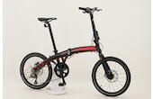 Pegasus S8 Disc 20" Alu-Faltrad mit 8-Gang Shimano Claris Kettenschaltung + Disc-Brakes 20 Zoll erwachsenenfahrrad 8 Gang Kettenschaltung schwarz Rahmenhöhe: Onesize
