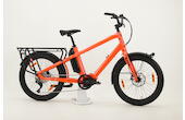 Benno Boost 10D CX 24 Zoll Cargo-E-Bike 10-Gang Kettenschaltung 500Wh 13,4Ah Akku orange Rahmenhöhe: unisize