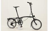 Brompton P-Line Urban 16 Zoll Faltrad 4-Gang Kettenschaltung metallic schwarz Rahmenhöhe: 24 cm