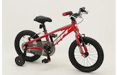 BH Bike Expert Junior 14" Kinder-Aluminium-MTB 14" mit Stützrädern und V-Brakes 14 Zoll kinderfahrrad Singlespeed mit Freilauf rot Rahmenhöhe: 18 cm