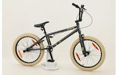S'cool XtriX 40-1S 20" Kinder BMX Rad mit Freilaufnabe und 4 Axel Pegs 20 Zoll jugendfahrrad Ohne Schaltung grau Rahmenhöhe: 25 cm