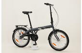 Pegasus D3S EASY 20" Unisex Faltrad mit 3-Gang Nabenschaltung mit Rücktrittbremse 20 Zoll erwachsenenfahrrad 3 Gang Nabenschaltung mit Rücktritt schwarz Rahmenhöhe: Onesize