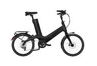 Hercules Futura Fold Carbon I-10 20" Falt-E-Bike 10-Gang Kettenschaltung 252Wh Fazua Mittelmotor schwarz  Rahmenhöhe: 50 cm