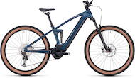 Cube Stereo Hybrid 120 Race 625 MTB Fullsuspension-E-Bike 12-Gang Deore XT Smart 16,7 Ah Herrenfahrrad 12 Gang Kettenschaltung blau Bosch Rahmenhöhe: M (42 cm)