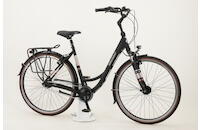 Bergamont Belami N7 Black 28" City- Trekkingrad 7-Gang Nexus Rücktrittbremsnabe, Racktime 28 Zoll 7 Gang Nabenschaltung mit Rücktritt schwarz Rahmenhöhe: 48 cm