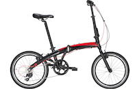 Pegasus S8 Disc Unisex 20" Faltrad 8-Gang Shimano Claris Kettenschaltung, Disc Brake 20 Zoll Kettenschaltung, 8 Gang schwarz Rahmenhöhe: Onesize