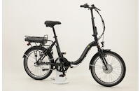 Saxonette Ragos Compact Plus 20 Zoll Falt-E-Bike 3-Gang Rücktrittbremsnabe 281Wh 7,8Ah Akku schwarz Rahmenhöhe: 42 cm