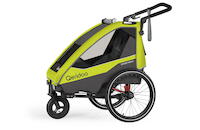 Qeridoo Sportrex 1 Kinderanhänger lime