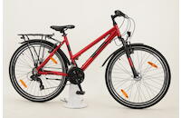 Pegasus Arcona 26-21 Alu 26" Damen Alu- ATB 21-Gang Kettenschaltung, Federgabel 26 Zoll Kettenschaltung, 21 Gang rot Rahmenhöhe: 38 cm