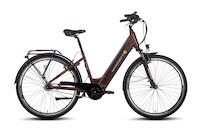 Saxonette Optimum Plus 28" City-/Trekking E-Bike 7-Gang Freilaufnabe, Mittelmotor 70Nm 11,6 Ah unisex 7 Gang Nabenschaltung mit Freilauf rot Rahmenhöhe: 45 cm