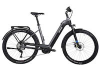 KETTLER Alu-Rad Quadriga Town & Country Trekking E-Bike 10-Gang Deore, 625Wh, 85Nm erwachsenenfahrrad Kettenschaltung grau Bosch Rahmenhöhe: 56 cm