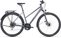 Cube Nature Allroad Cross-Streetbike 28 Zoll 24-Gang Kettenschaltung Trapez Rahmen grau Rahmenhöhe: M (54 cm)