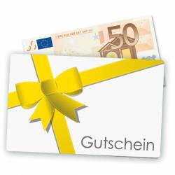 50 € Gutschein für unseren Online-Shop