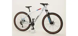 Cube Aim SLX 27,5"/29" MTB Offroad 18-Gang Shimano Kette, Rock Shox Federtgabel 29 Zoll Herrenfahrrad 18 Gang Kettenschaltung weiß Rahmenhöhe: 18" / M