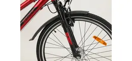 Pegasus Arcona 26-21 Alu 26" Damen Alu- ATB 21-Gang Kettenschaltung, Federgabel 26 Zoll jugendfahrrad Kettenschaltung rot Rahmenhöhe: 44 cm