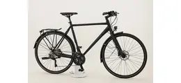 Rabeneick TS7  28" Alu-Speed Trekkingrad 30-Gang Kette Deore / XT, Disc Brakes 28 Zoll Herrenfahrrad 30 Gang Kettenschaltung schwarz Rahmenhöhe: 55 cm