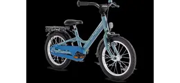 Puky YOUKE 16  Kinder Alu-Spielrad 16 mit Rücktrittbremse + Gepäckträger 16 Zoll kinderfahrrad blau Rahmenhöhe: 25 cm
