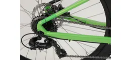 Cube Aim 27/29" Hardtail MTB Offroad 16-Gang Shimano Kettenschaltung 27,5 Zoll Herrenfahrrad 16 Gang Kettenschaltung grün Rahmenhöhe: S (37cm)